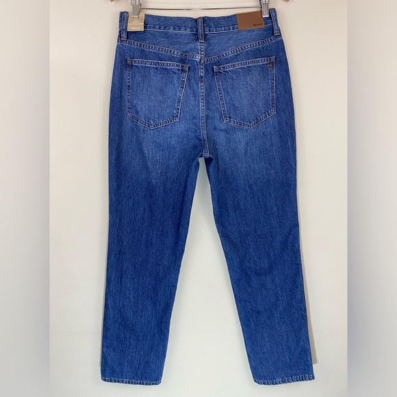 Madewell The Perfect Vintage Jean: Metallic Tuxedo Stripe Edition NWT Sz 29 - Picture 10 of 13